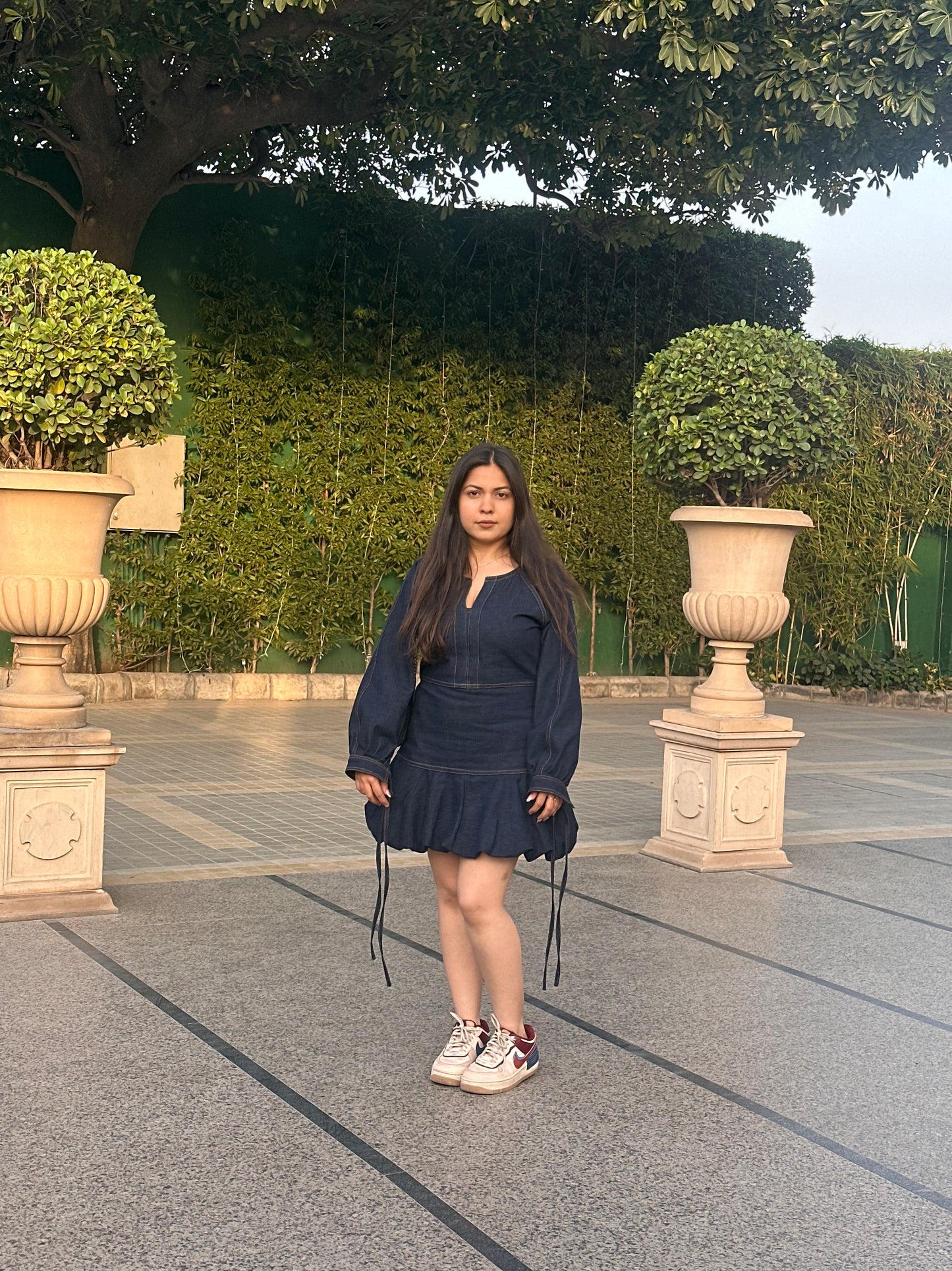 Bubble Denim Dress