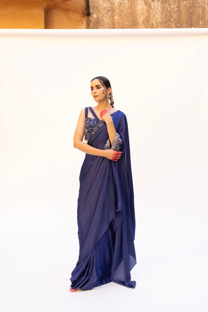 The Sapphire Saree