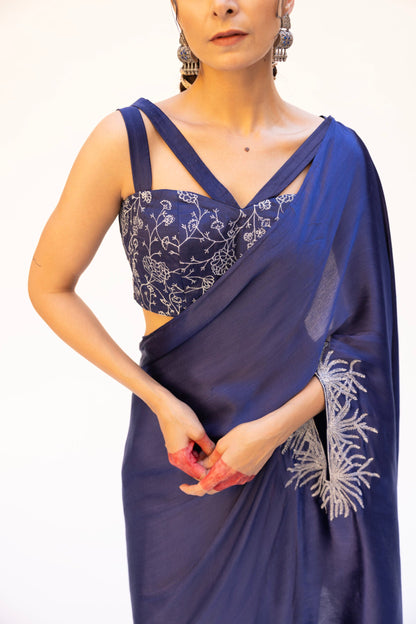 The Sapphire Saree