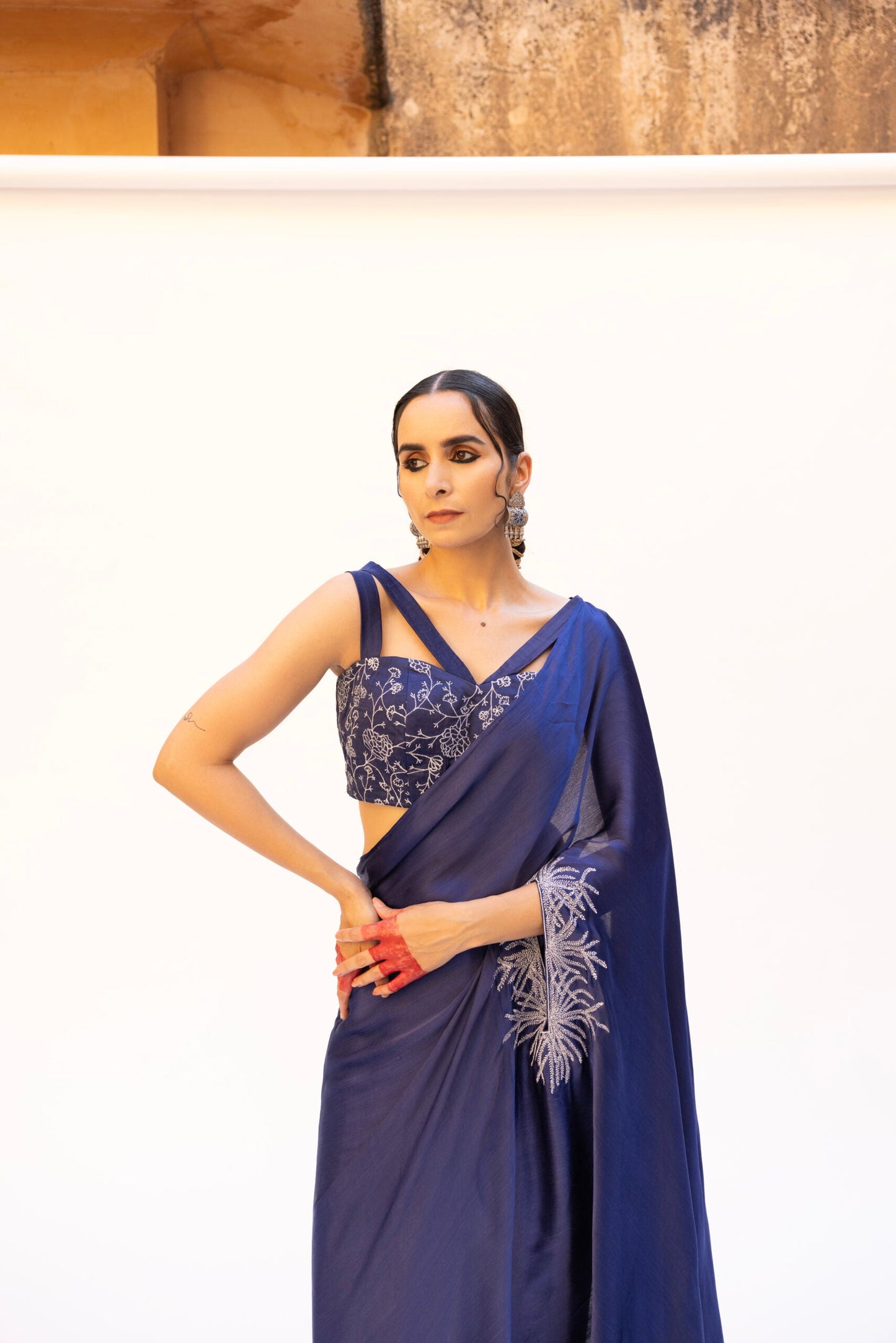 The Sapphire Saree